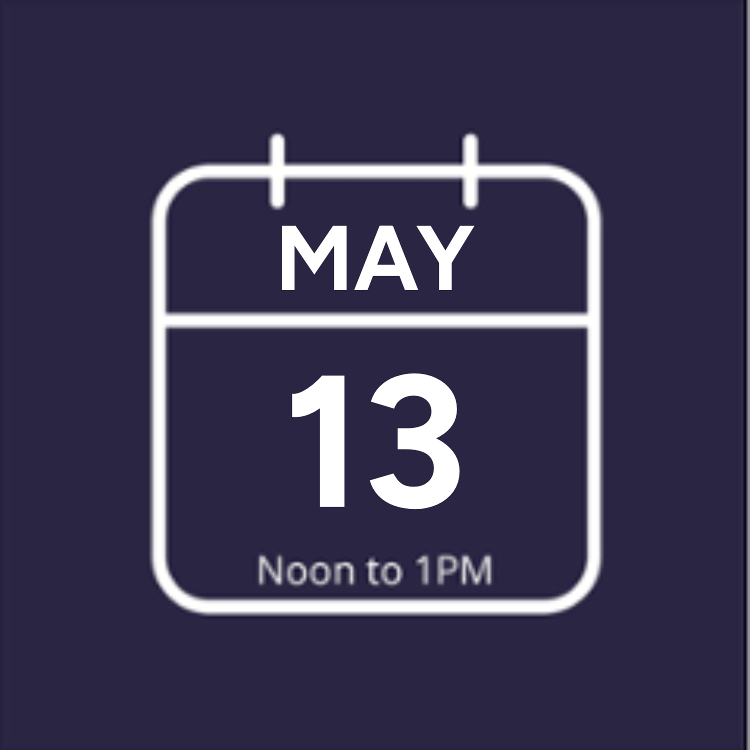 May 13
